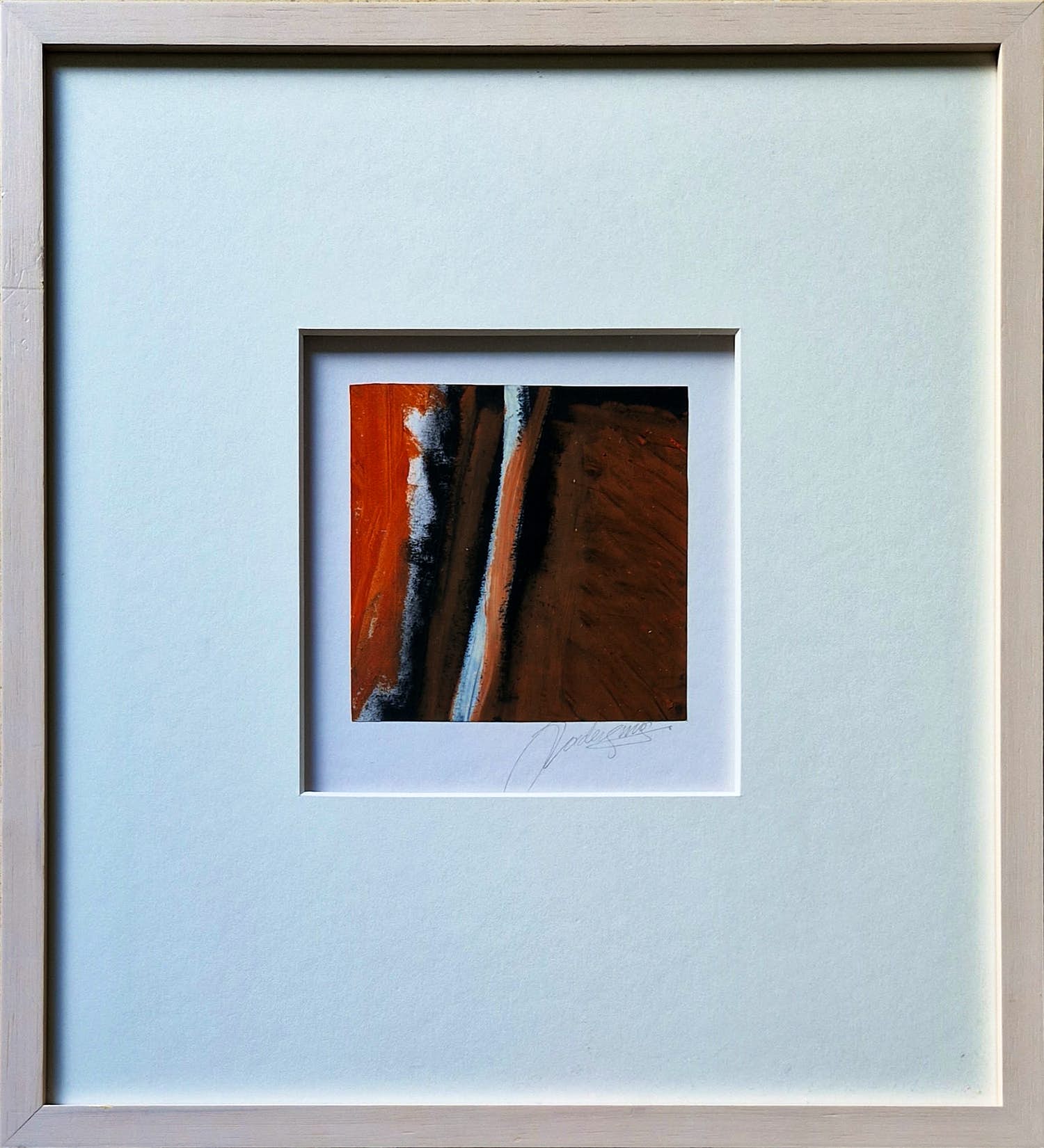 Jan Radersma - Abstracte compositie - Gemengde techniek - Ingelijst kopen? Bied vanaf 50!