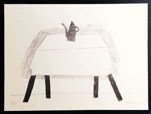 Klaas Gubbels - mooie litho. Lage startprijs verkocht voor € 100!