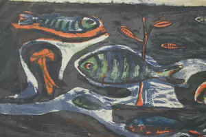 Klaas Gubbels - Zonder titel. Jaar 1955. kopen? Bied vanaf 600!