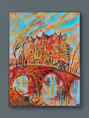 AcheterElva Polyakova - Windy Amsterdam? Enchérissez de 250!