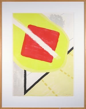 Roger Raveel - Litho, De schilderijenoptocht (...) - Ingelijst (Groot) kopen? Bied vanaf 1000!