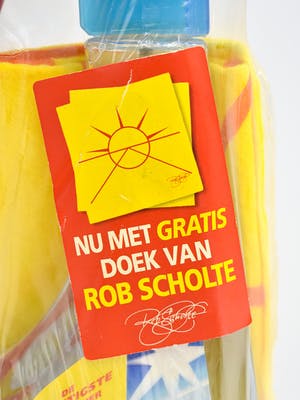 AcheterRob Scholte - Glassex - 'nu met gratis doekje van Rob Scholte' - Conceptuele kunst? Enchérissez de 50!