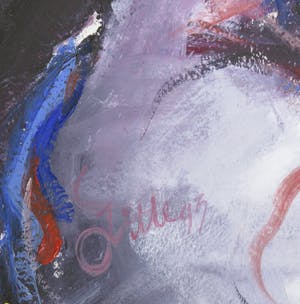 Franscz Witte - Acryl op papier, Figuur kopen? Bied vanaf 1!