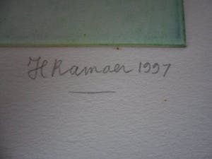 Hanny Ramaer - Ets, Zonder titel kopen? Bied vanaf 10!