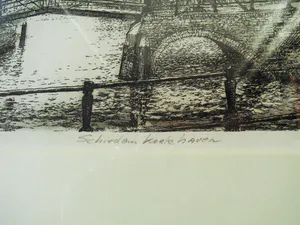 Jan van Rijsewijk - Grafiek - Stadsgezicht kopen? Bied vanaf 50!