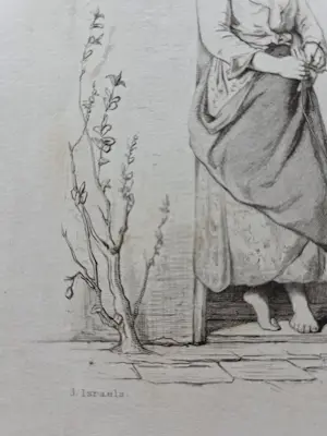 Jozef Israëls - Meisje. Portret. kopen? Bied vanaf 20!