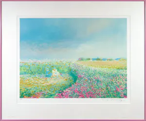 Claude Manoukian - Litho, Zonder titel - Ingelijst kopen? Bied vanaf 40!