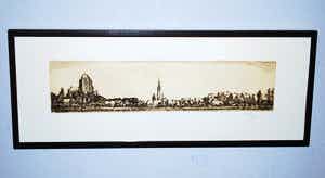 Herman Heuff - - Veere - - ets 1920 verkocht voor € 50!