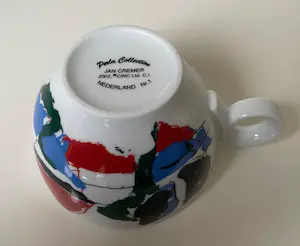 Jan Cremer - Vier porseleinen kop- en schotels voor Perla kopen? Bied vanaf 1!