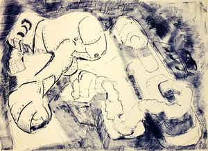 Wessel Couzijn - zonder titel verkocht voor € 70!