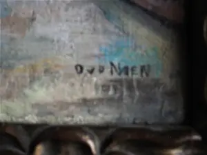 Niet of onleesbaar gesigneerd - Omstr. 1930 geschilderd olieverf "het dorp OudePekela" gesigneerd "Schram" kopen? Bied vanaf 1!