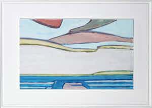 Paul Overhaus - Olieverf op board, Duin - Ingelijst verkocht voor € 50!