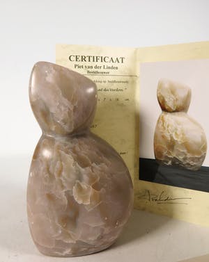 Piet van der Linden - Albast, Le Chat du Verdon (incl. certificaat van echtheid) kopen? Bied vanaf 50!