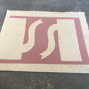 Klaas Gubbels - houtsnede uit 2002 kopen? Bied vanaf 275!