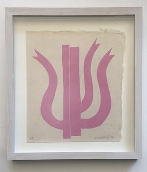 Klaas Gubbels - houtdruk 'Rose Driekan' - 2009 - oplage HC - ingelijst. kopen? Bied vanaf 325!