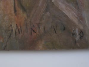 Niet of onleesbaar gesigneerd - Braziliaans (Rio) olieverf op paneel "Dames in een Cafe" gesigneerd kopen? Bied vanaf 10!