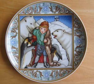 Villeroy & Boch - wandbordjes 4x Kinderträume Kinderkankerfonds kopen? Bied vanaf 16!