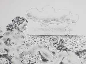 Wilm Wouters - Baadsters aan de kust - Litho kopen? Bied vanaf 35!