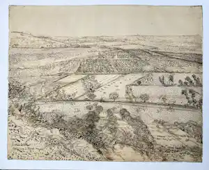 Vincent van Gogh - Lithografische poster - ‘La Crau vue prise à Mont Major’- Nieuwstaat vendu pour 45€ !