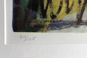 Lex Grote - 2 Prachtige zeefdrukken in alluminium lijst. kopen? Bied vanaf 65!