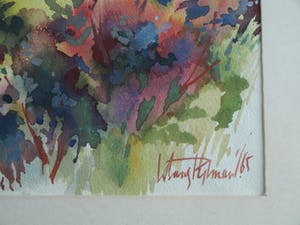 Klaas Pijlman - Aquarel , “Bos” – gesigneerd & ingelijst – Groot - 1965 kopen? Bied vanaf 75!