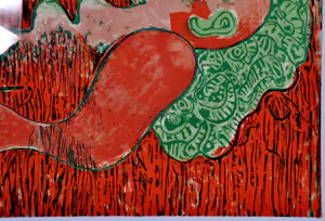 Corneille - Enchantement de l'éte - litho - Gesigneerd - 66x50 cm - 1977 - Ingelijst kopen? Bied vanaf 495!