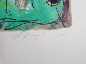 Carl-Henning Pedersen - Sprookjes van H.C. Andersen - litho - 1985 - Groot werk kopen? Bied vanaf 175!