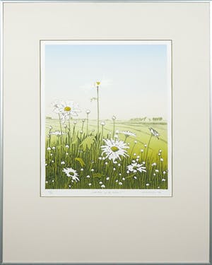 Henk Kastelijn - Kleurenets, Wachten op de Zomer I - Ingelijst kopen? Bied vanaf 20!