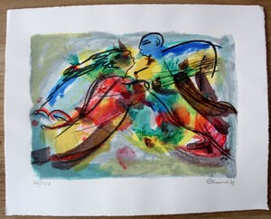 Erwin de Vries - Litho: verliefd koppel - 1999 kopen? Bied vanaf 75!