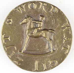 Floyd Tennison Dewitt - Bronzen penning: Word Wat Gij Zijt, 1970 kopen? Bied vanaf 60!