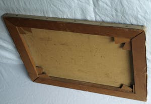 Niet of onleesbaar gesigneerd - Olieverf op doek , Stilleven met groene vaas, fruit en boeken - gesigneerd kopen? Bied vanaf 1!