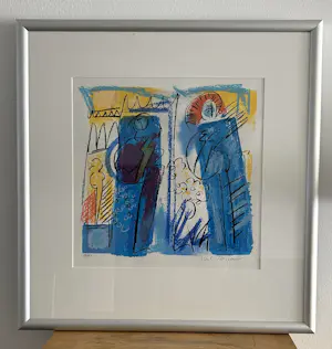 AcheterFrank Lengvenius - "Springtime" (1988) Zeefdruk – Gesigneerd – Oplage 38/100 – Ingelijst? Enchérissez de 500!