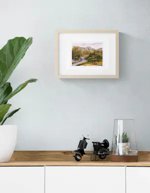 Jean-Jacques Marie - Au pied des Baux de Provence en automne. Numérotée 1/85 et signée kopen? Bied vanaf 50!