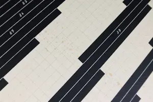 Niet of onleesbaar gesigneerd - Acryl op doek, Geometrische compositie - Ingelijst (Groot) kopen? Bied vanaf 1!