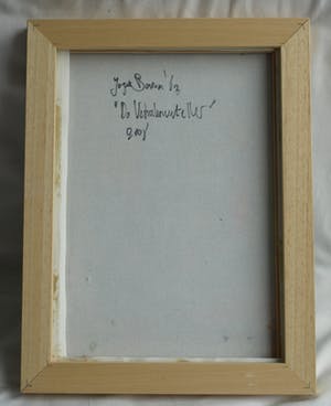 Jasper Banen - Acrylverf op doek , ingelijst , “De verhalenverteller” – 2006 kopen? Bied vanaf 85!