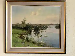 Arie Zwart - Zomer aan de plassen te Nieuwkoop verkauft für € 395!