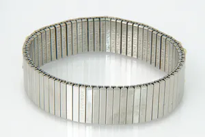 Opvallende staal en 18 krt gouden NOMINATION armband - met 4 grote stenen kopen? Bied vanaf 120!