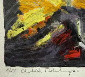 Charlotte Molenkamp - handgesigneerde zeefdruk | 'Zonder titel' | 1996 kopen? Bied vanaf 10!