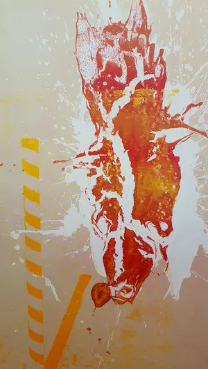 Robert Rauschenberg - nach 'Favor Rites', großer Farboffsetdruck (1994), drucksigniert kopen? Bied vanaf 58!