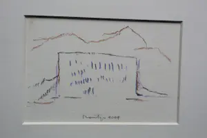 Jan Montyn - Twee werkjes(aquarel en potlood)in een passe-partout - 1999/2009 kopen? Bied vanaf 199!