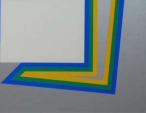 Cyril Lixenberg - Cyril Lixenberg: Zeefdruk, Geometrische compositie II kopen? Bied vanaf 40!