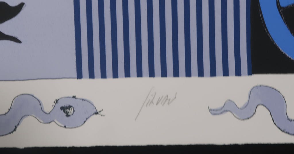 Christian Silvain - Christian Silvain: Zeefdruk, L'Oiseau Noir kopen? Bied vanaf 35!