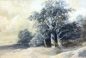 Niet of onleesbaar gesigneerd - C4192 - Heidegezicht verkocht voor € 10!