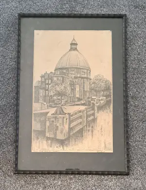 J.B. Lambert Simon - Ronde Lutherse Kerk - Amsterdam kopen? Bied vanaf 10!