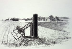 Frans Room - Lot van 10 originele tekeningen - Bakens en boeien IJsselmeer e.o. kopen? Bied vanaf 100!
