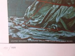Christo - Wrapped monument to leonardo kopen? Bied vanaf 1!