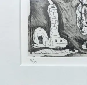 Lucebert - Jägermeister, ets (zeer netjes ingelijst) kopen? Bied vanaf 225!