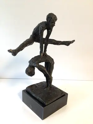 Astrid Veldhuyzen-Koppen - Sculptuur “ De Bokkensprong “ kopen? Bied vanaf 89!