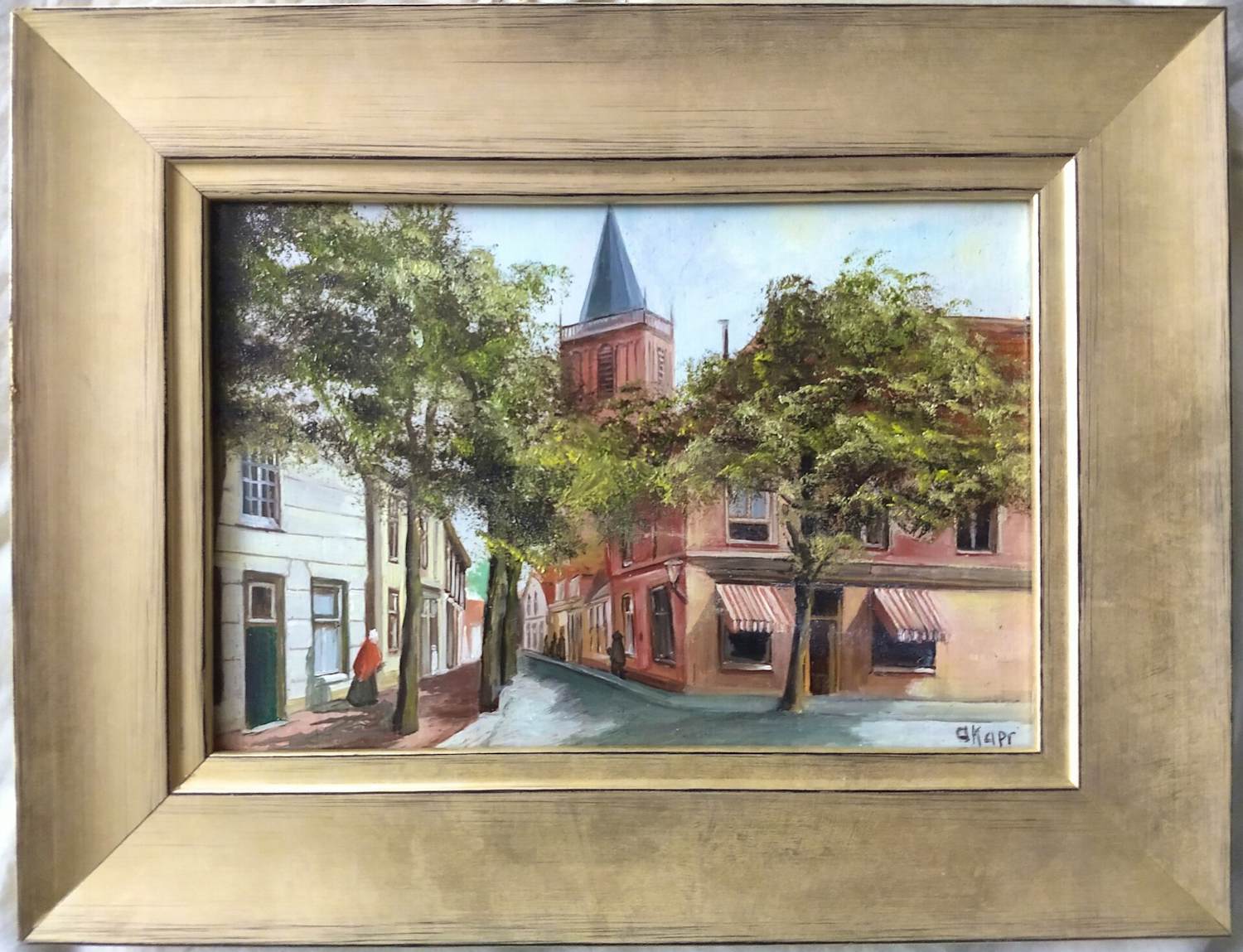 Lois Kapr - Zicht op dorpsplein kopen? Bied vanaf 150!