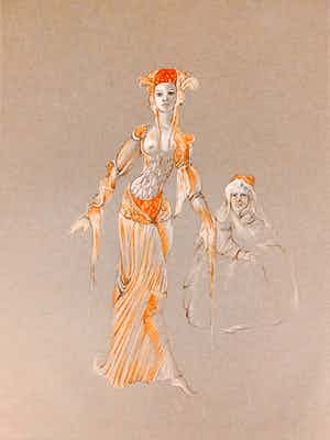 Leonor Fini - Scène de Théâtre verkocht voor € 30!